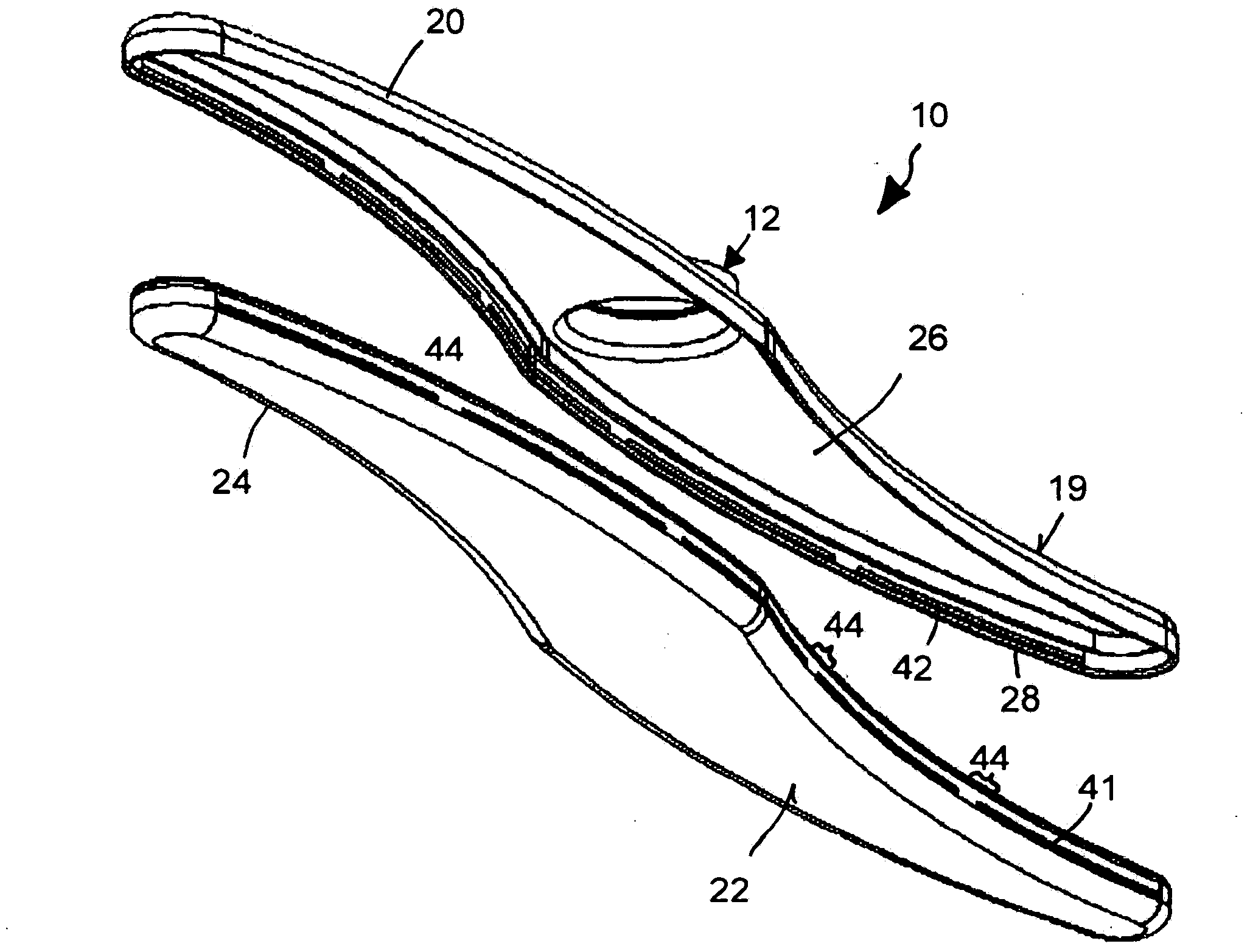 Spray arm for a dishwasher having two spray-arm parts