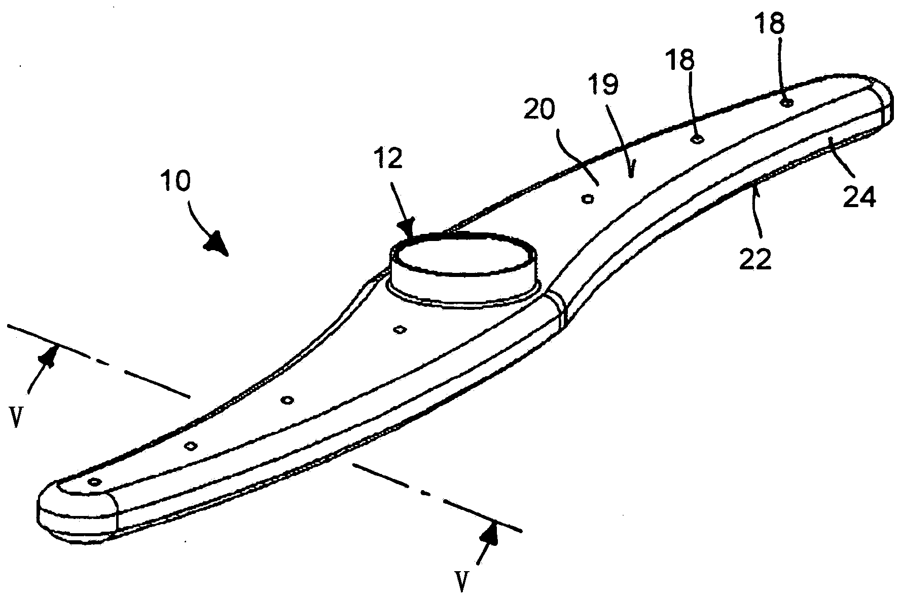 Spray arm for a dishwasher having two spray-arm parts