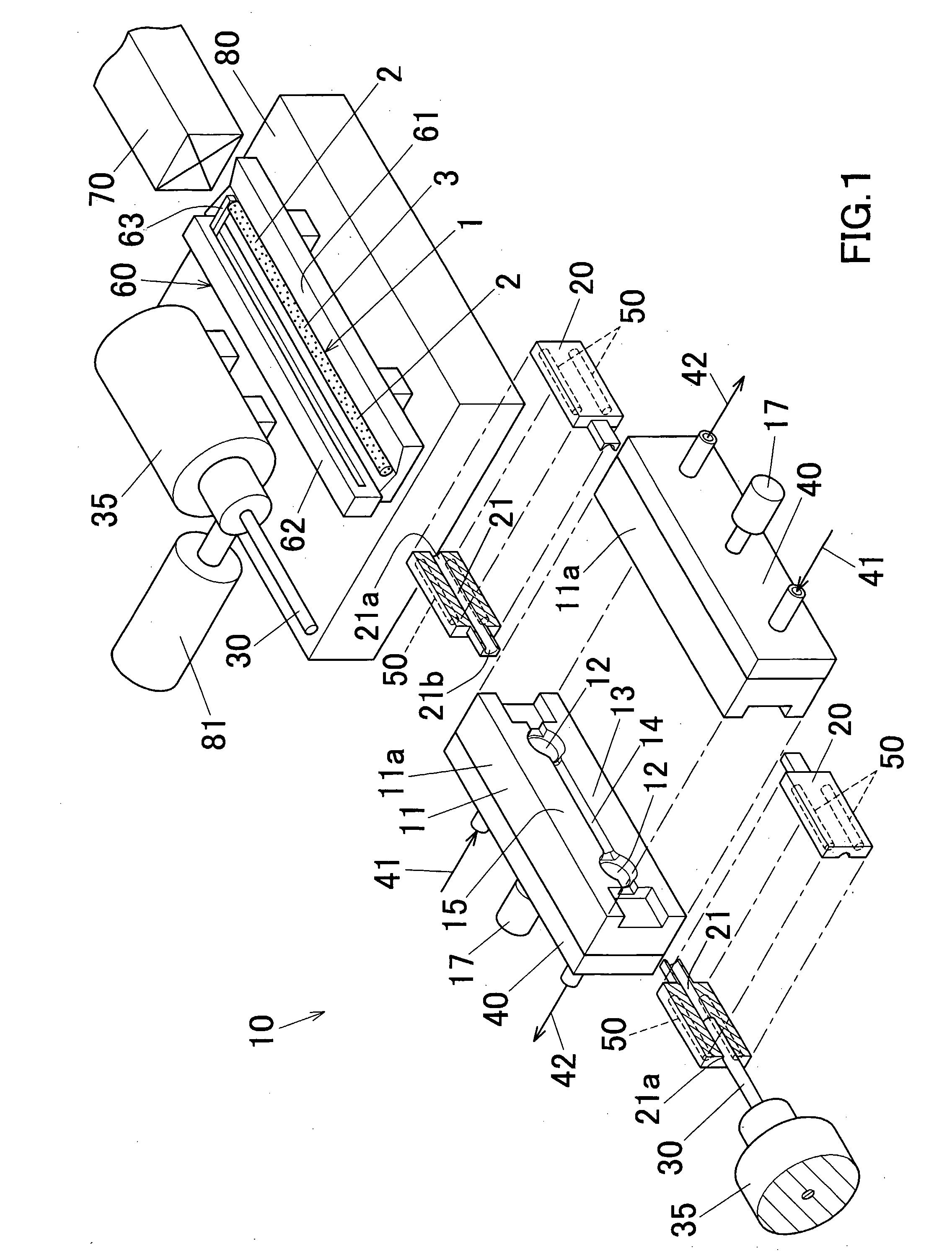 Upsetting method and upsetting apparatus