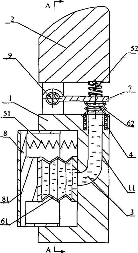 Magnetorheological fluid indirect-adaptive underactuation robot finger device