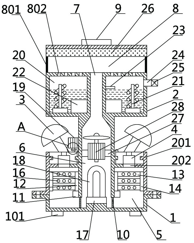 A car air purification device