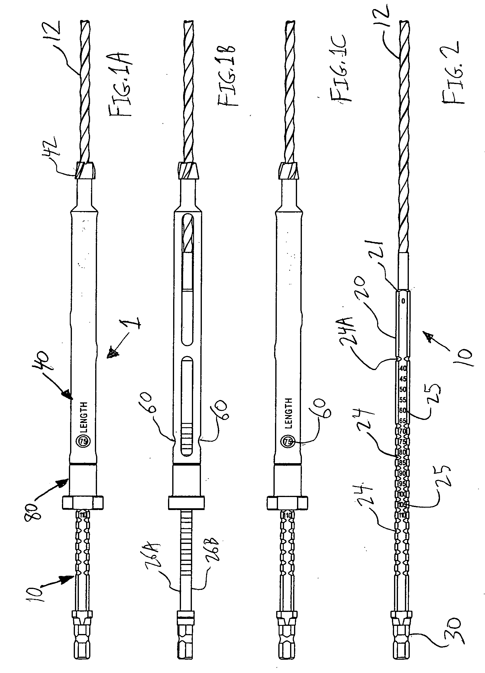 Instruments for bone screws