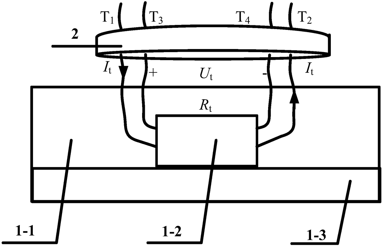 A device for testing the temperature of high-voltage power electronic equipment