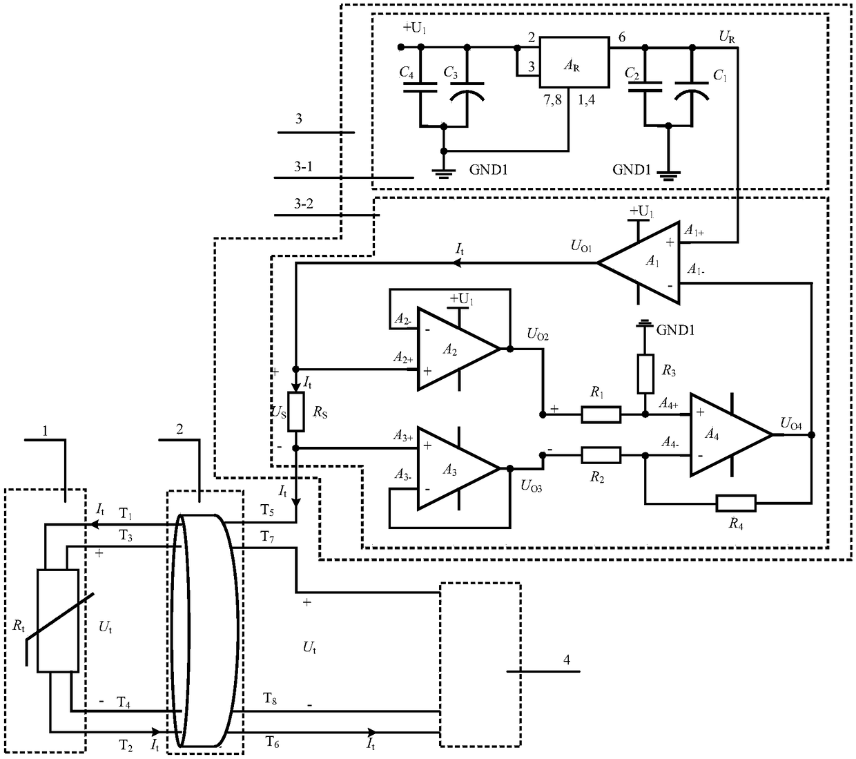 A device for testing the temperature of high-voltage power electronic equipment