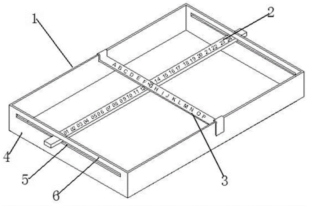 Coordinate sample injection box of 384-hole PCR plate for quantitative real-time polymerase chain reaction