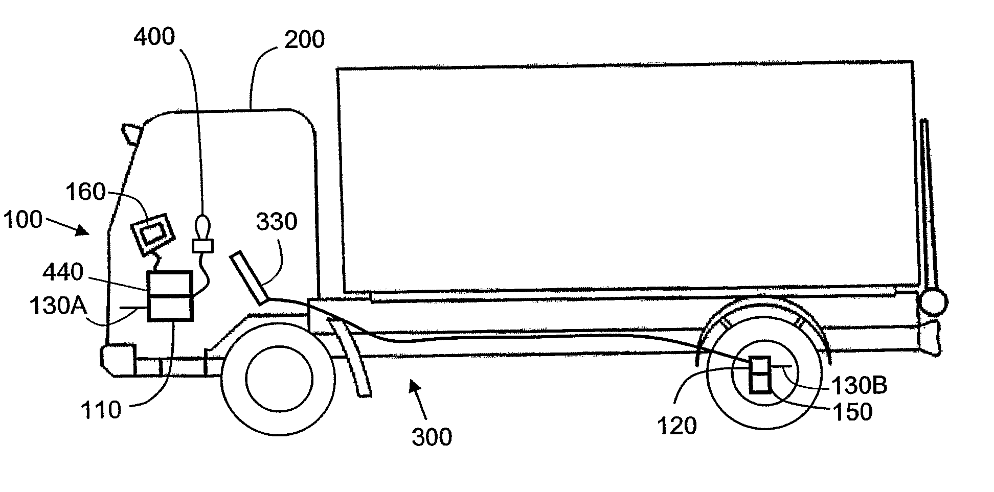 System for automatically actuating the parking brake on a vehicle