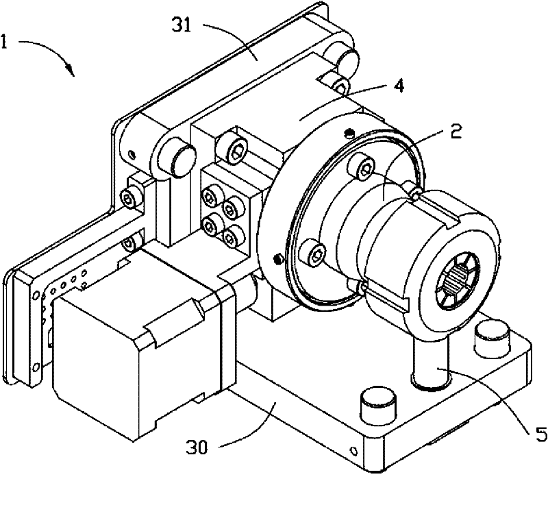 Fourth shaft device of image measuring instrument