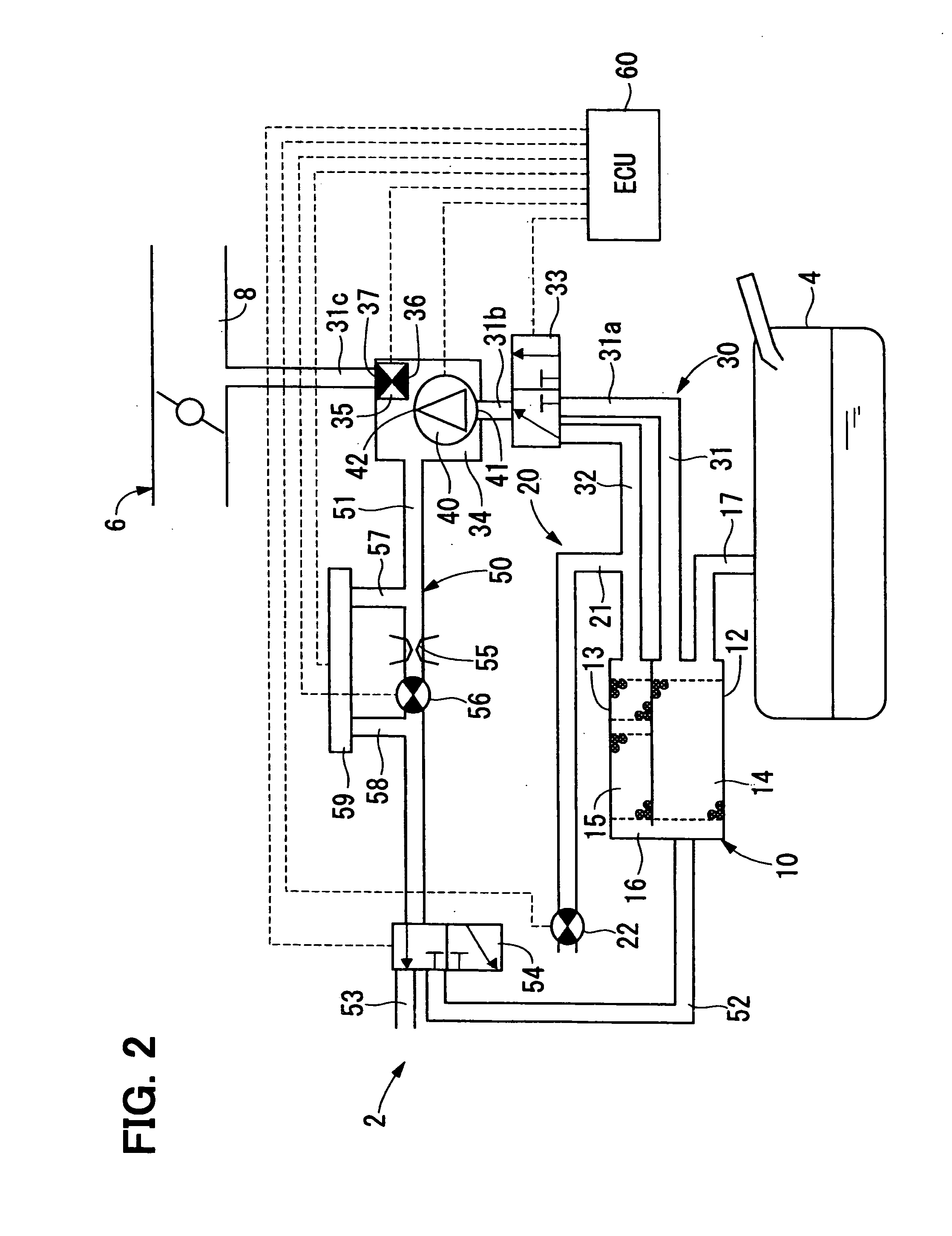 Fuel vapor treatment apparatus