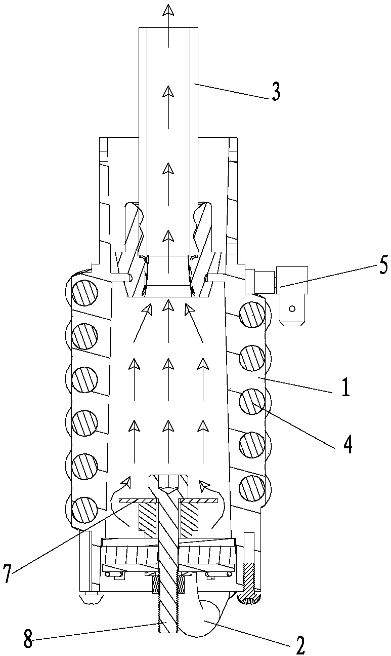 Rapid heating device