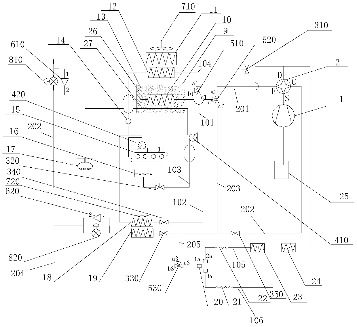 Air conditioning system, control method thereof and vehicle