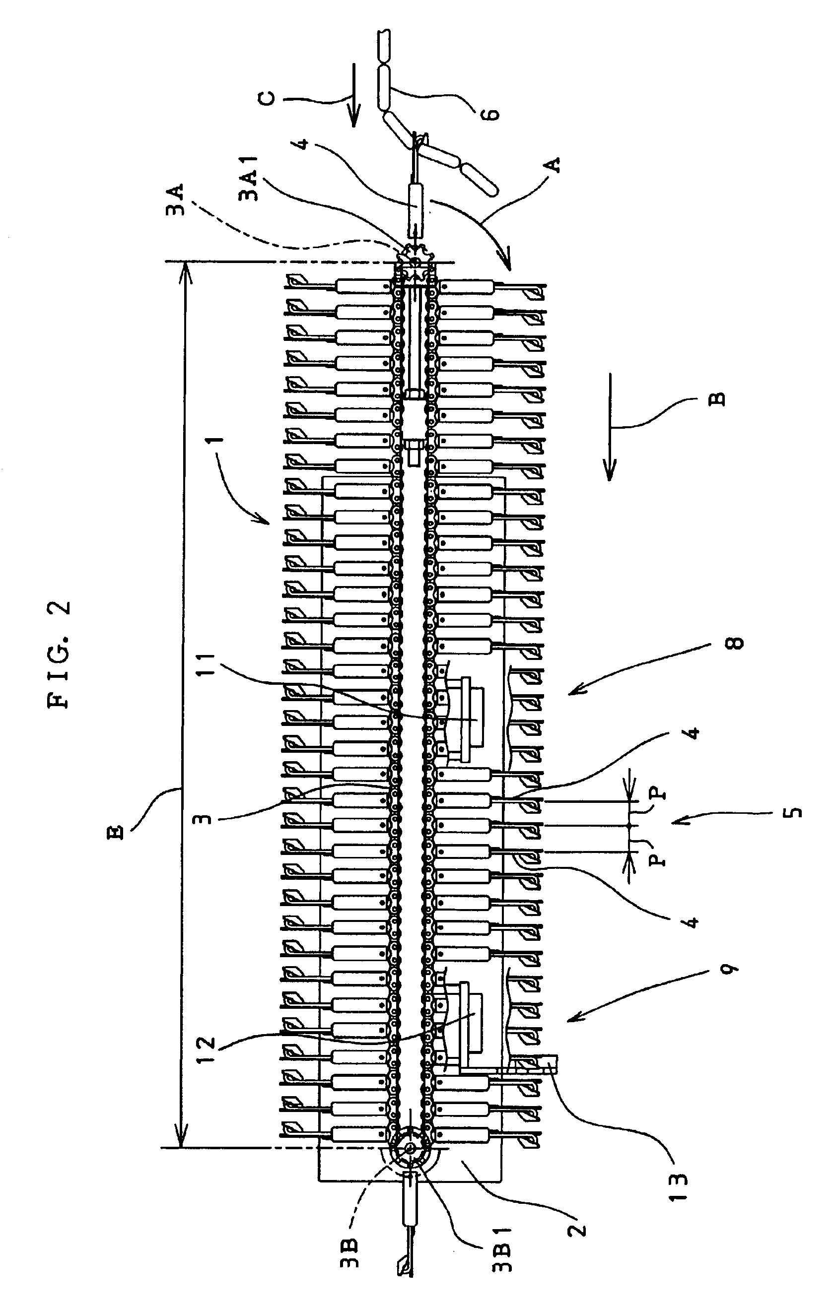 Method and apparatus for suspending a sausage from a stick