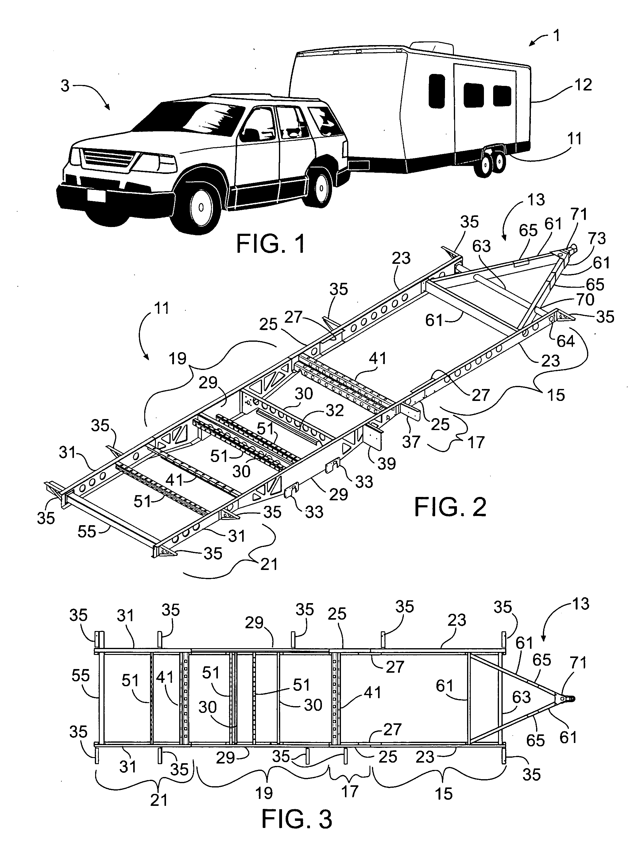 Light weight chassis and hull