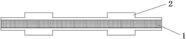 A preparation process of a single-layer ultra-thin substrate packaging structure with a metal shielding layer and its products