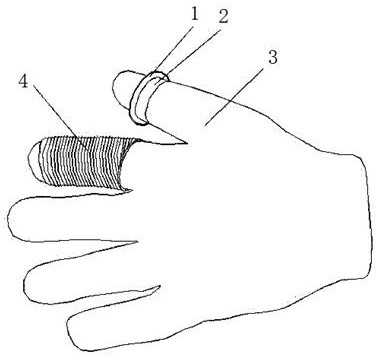 Manual stem tip harvesting device