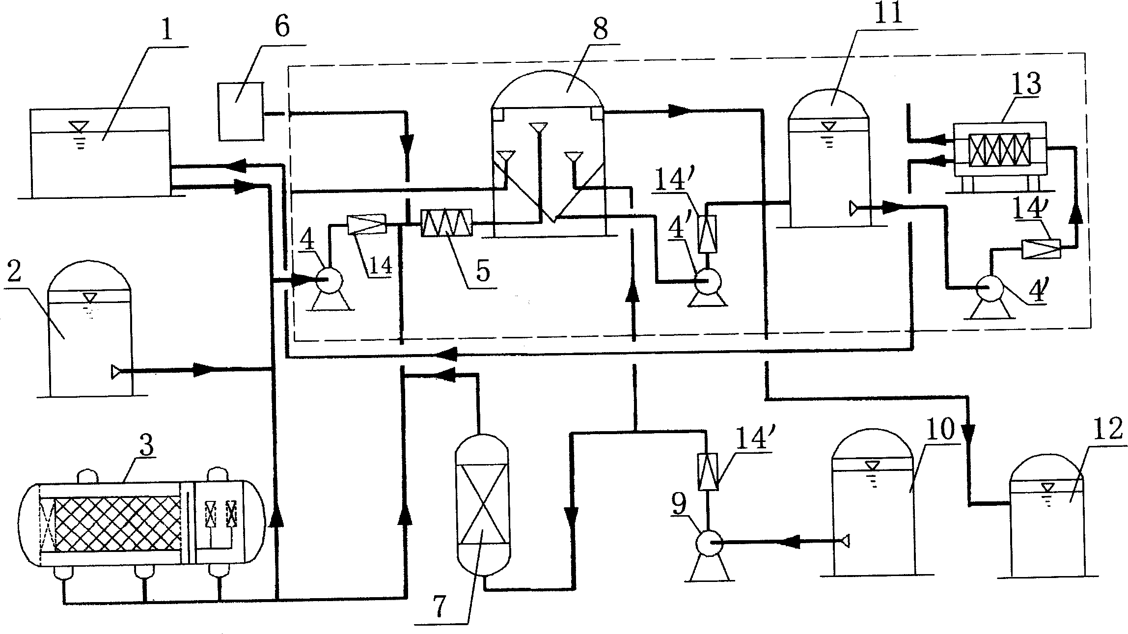 Mud concentrated dehydration treatment equipment