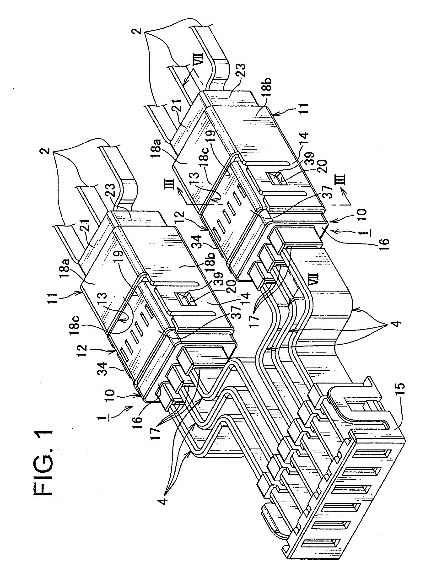 Terminal connection structure