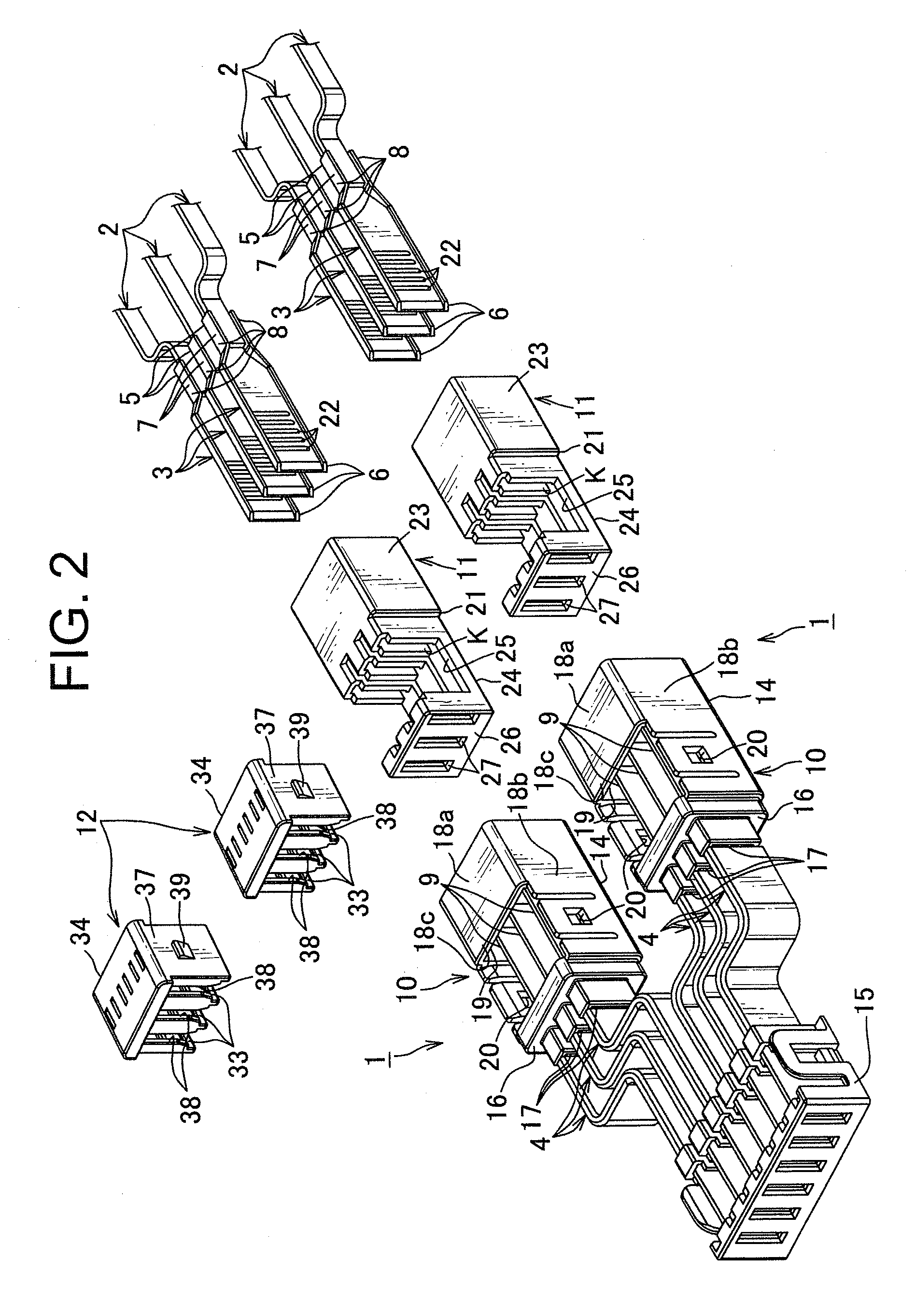 Terminal connection structure