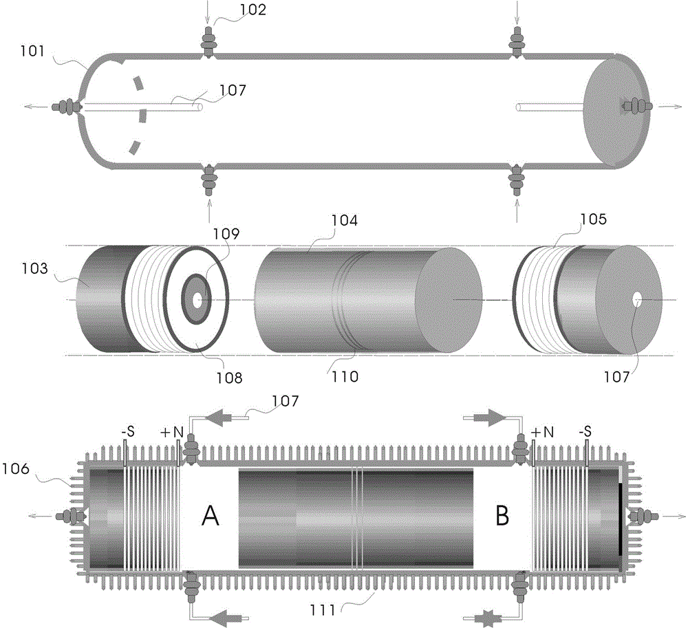 Free piston linear electric generator