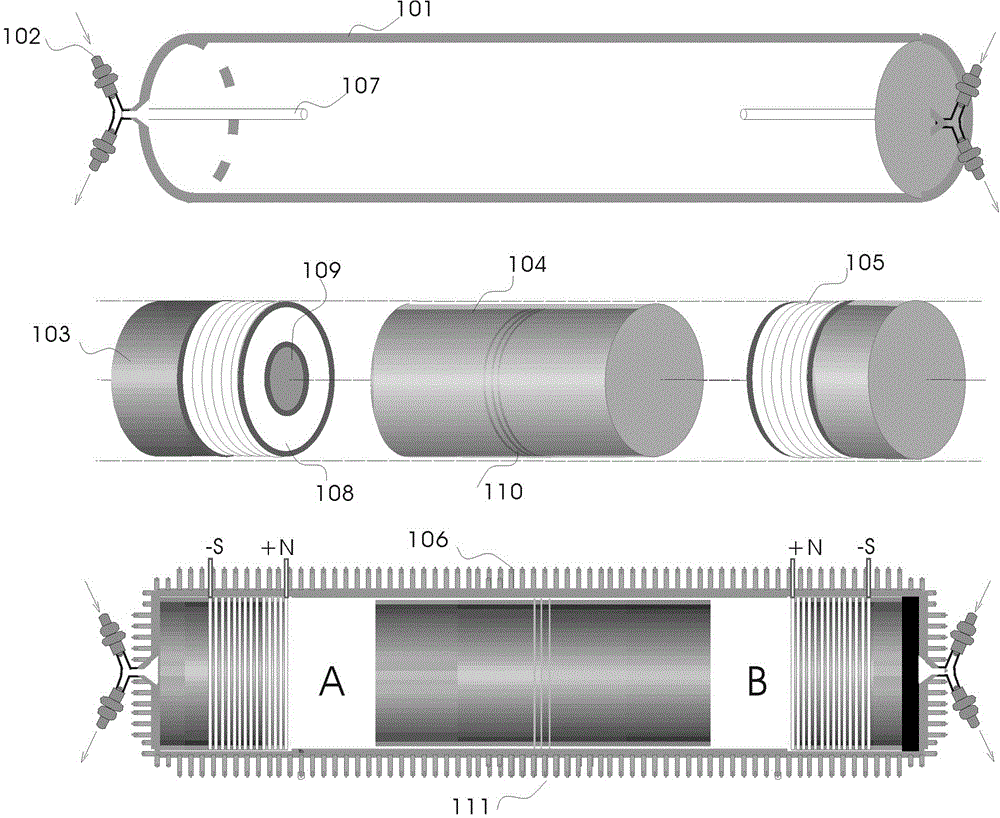 Free piston linear electric generator