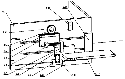 Speed reducer worm diameter and length automatic detection device and method