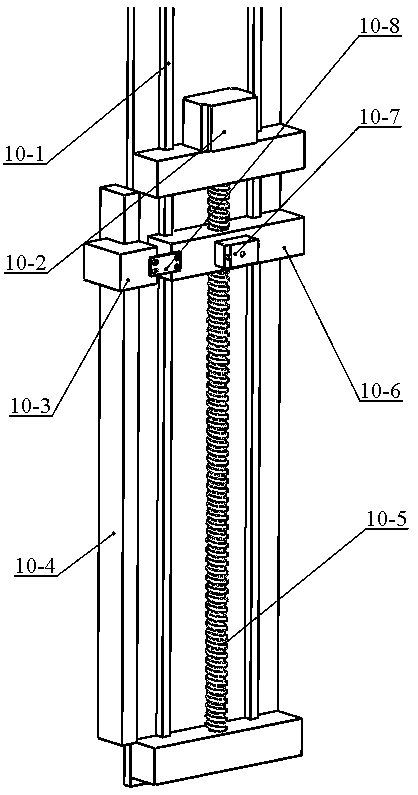 Speed reducer worm diameter and length automatic detection device and method