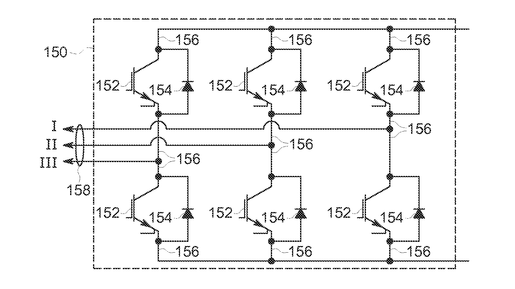 Life of a semiconductor by reducing temperature changes therein via reactive power