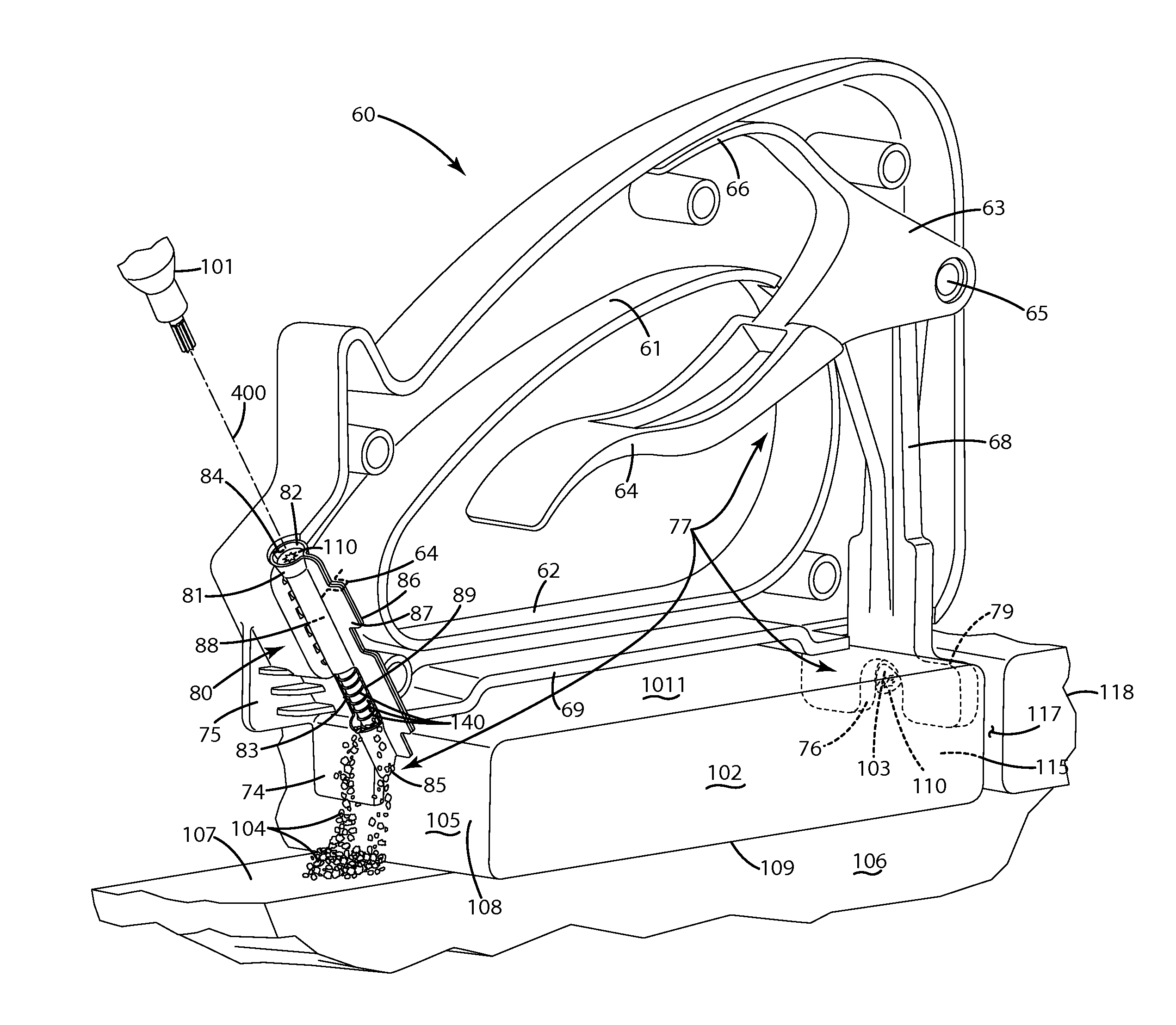 Fastener, installation tool and related method of use