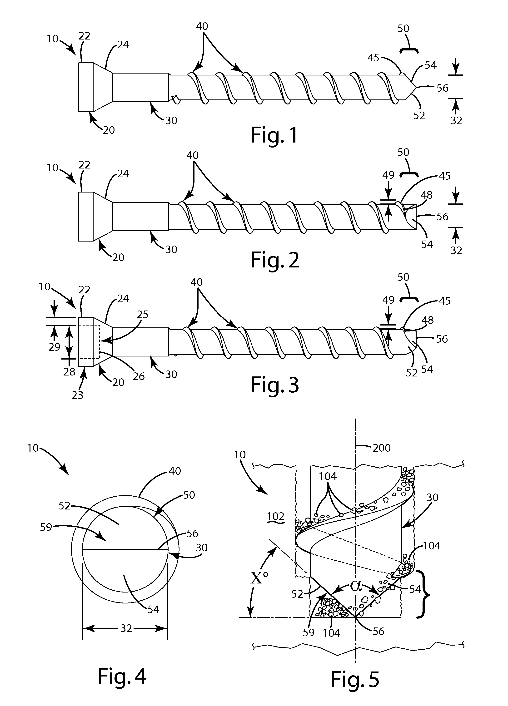 Fastener, installation tool and related method of use