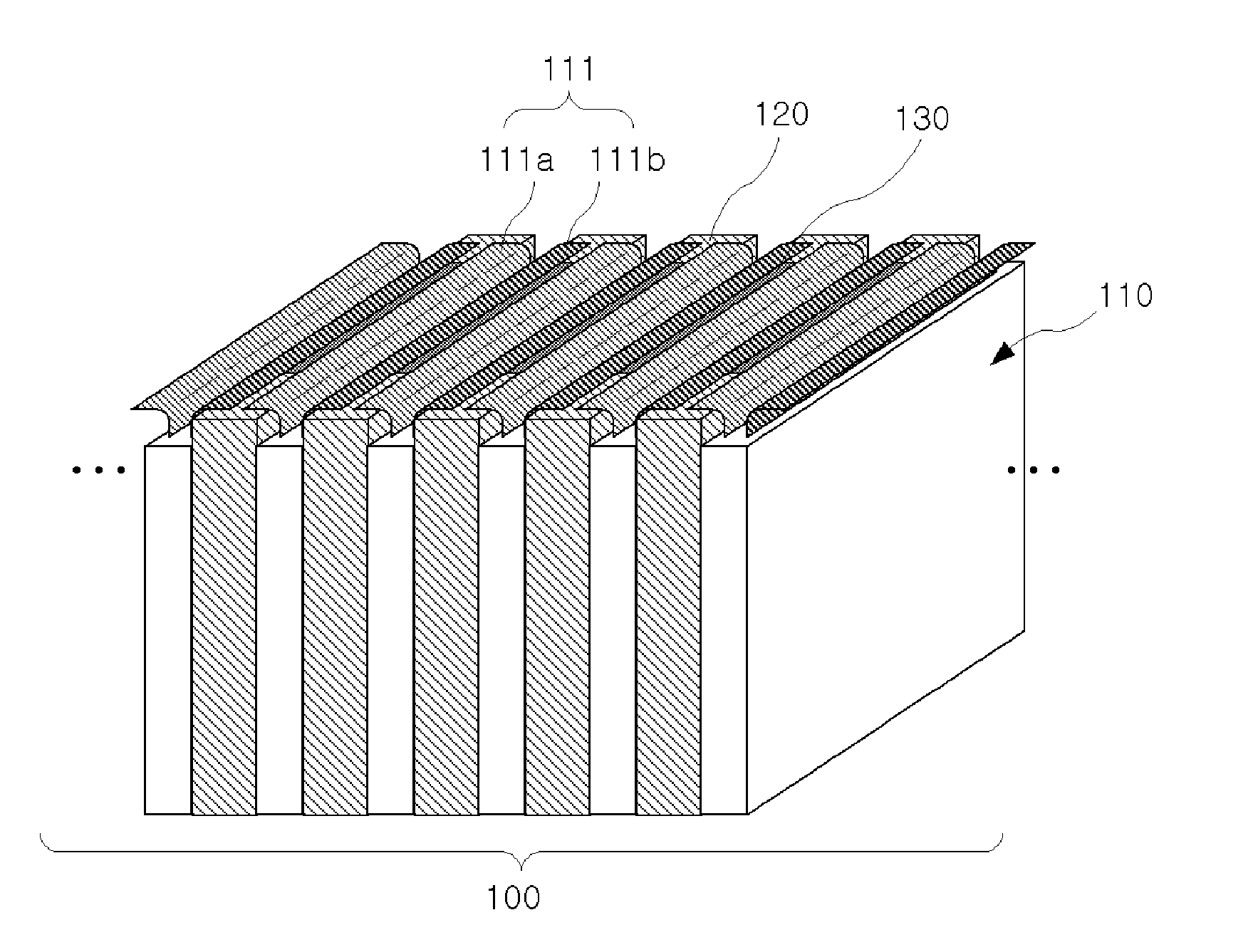 Battery having cell tab connection structure using resistance welding