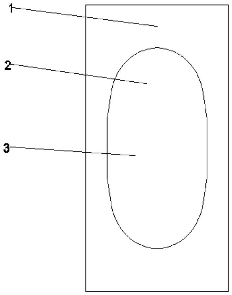 A rock triaxial tensile test specimen set device and manufacturing method thereof