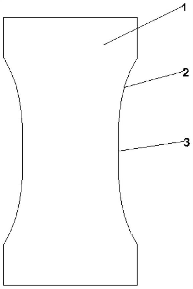 A rock triaxial tensile test specimen set device and manufacturing method thereof