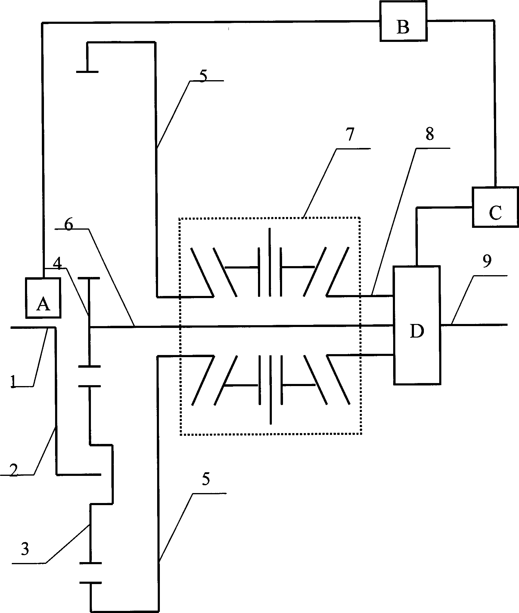 Stepless constant speed and speed changing device and method thereof