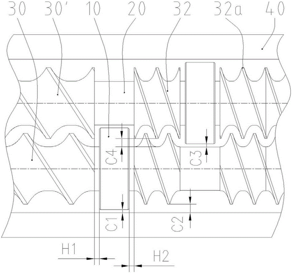 Screw supporting device and twin-screw extruder with same