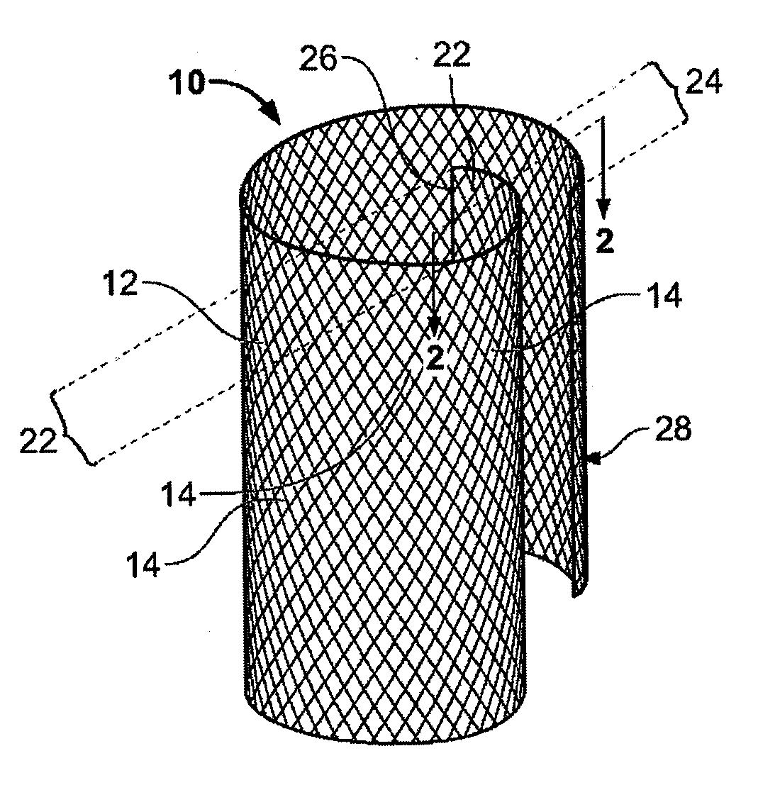 Neonatal airway stent