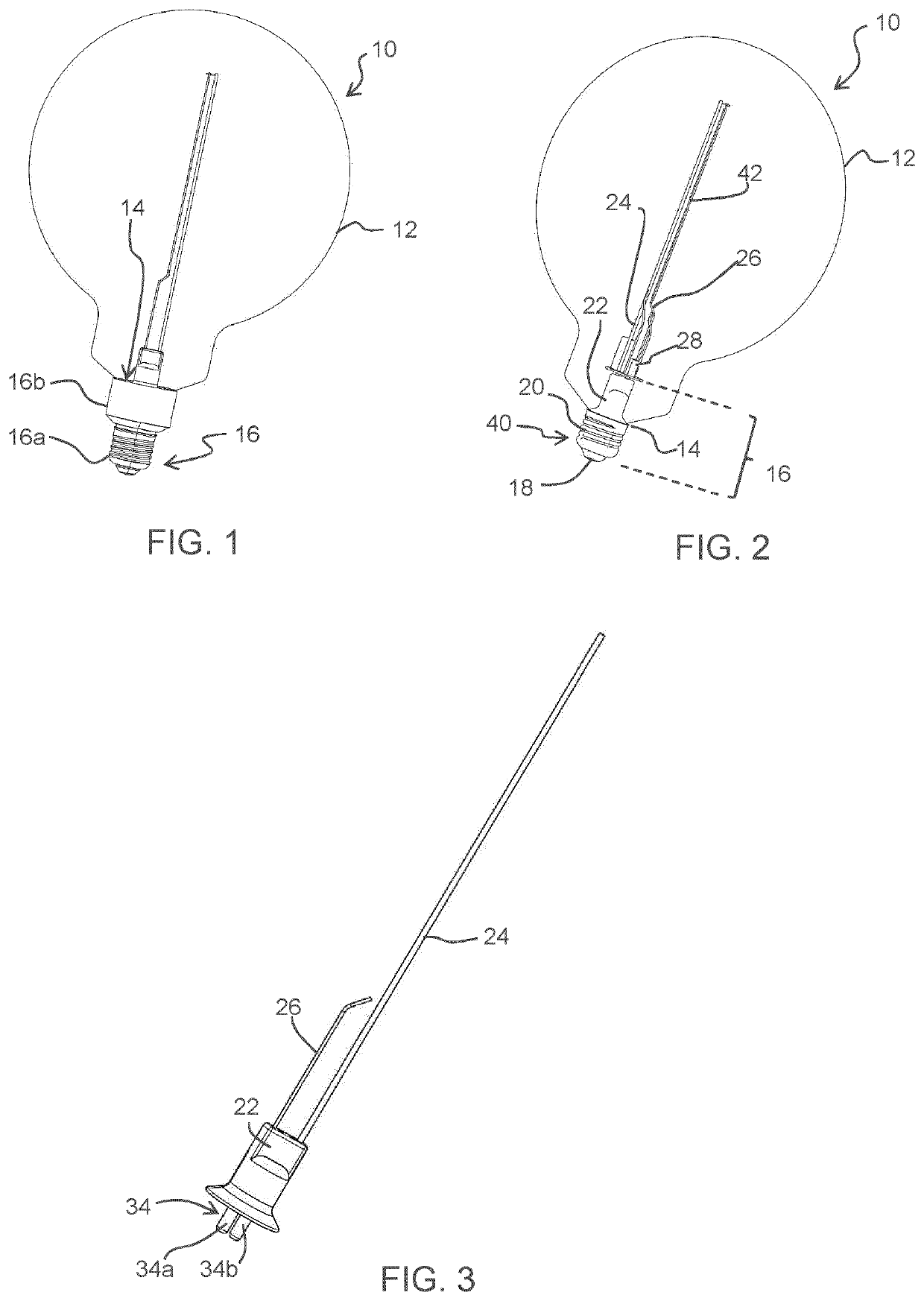 LED lighting bulb and manufactring method