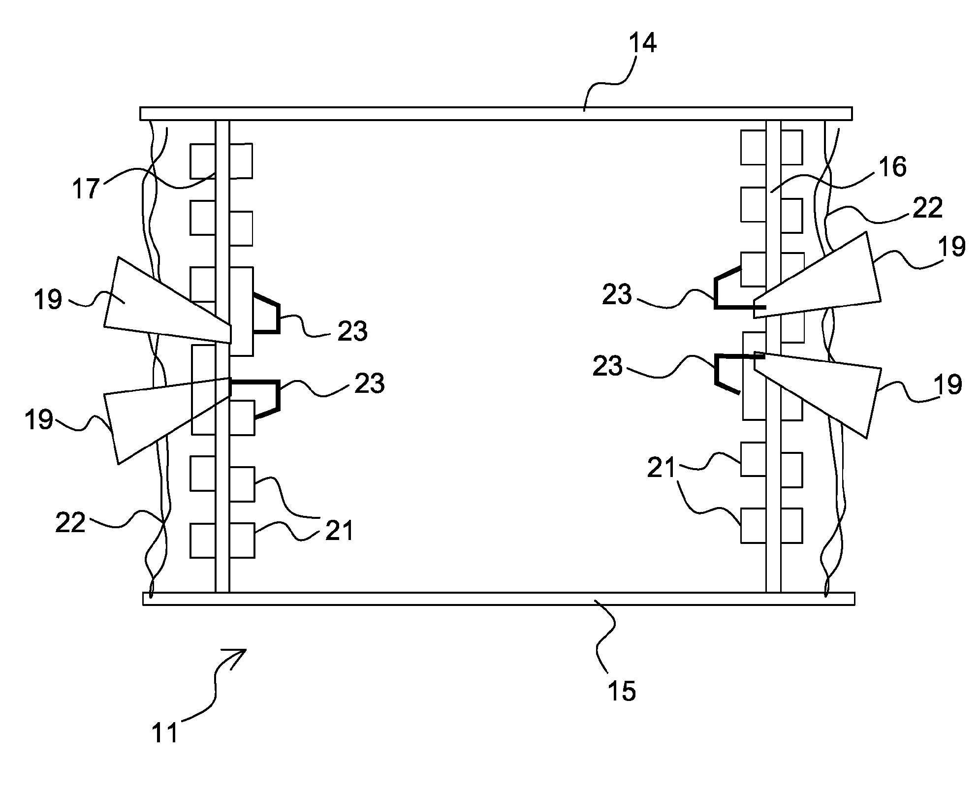 Telecommunications satellite architecture