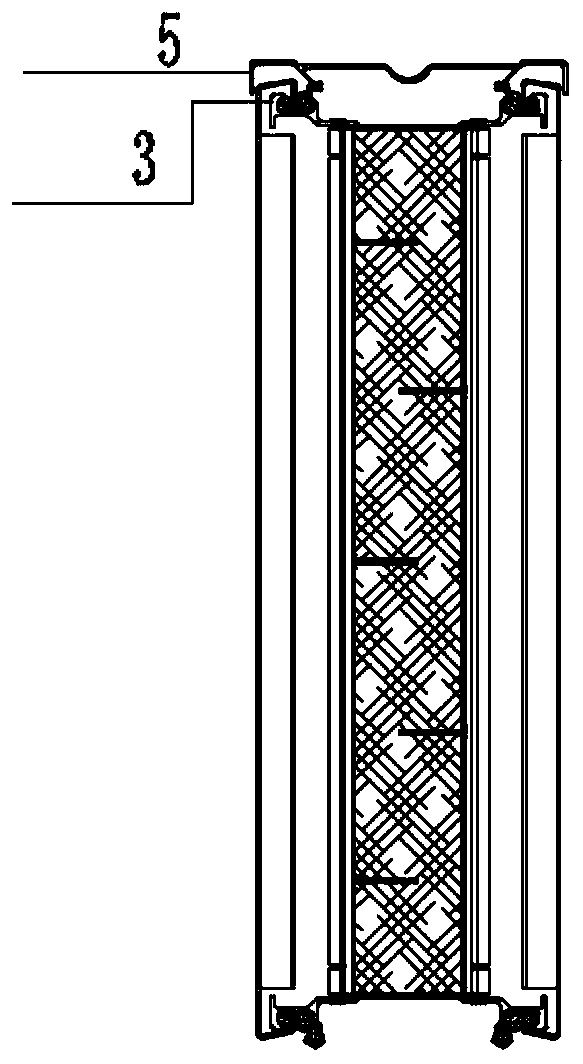 Frame plate buckling type railway metal sound barrier