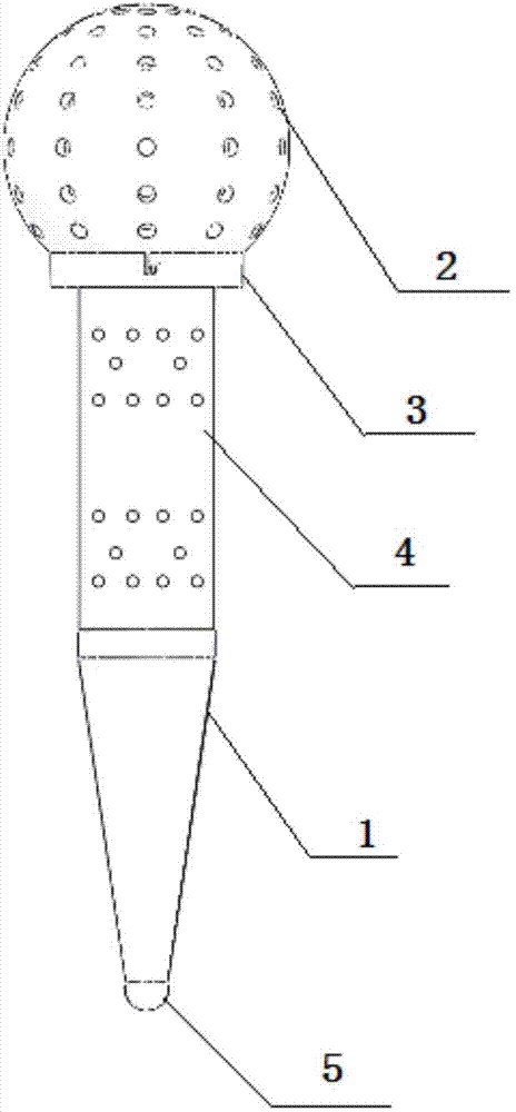 Monocular vision measuring method for large parts