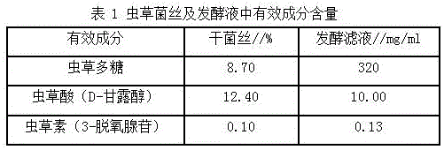 Lung-clearing health drink containing cordyceps and preparation method thereof