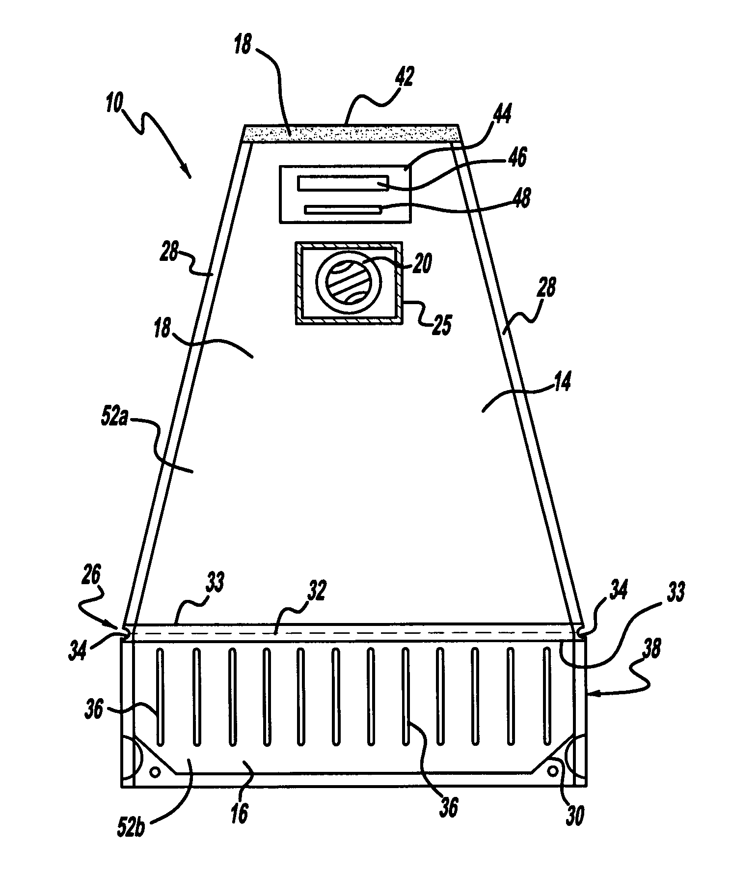 Heatable package with frangible seal and method of manufacture