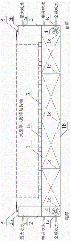 A semi-submersible lifting platform for large floating marine structures and its application method