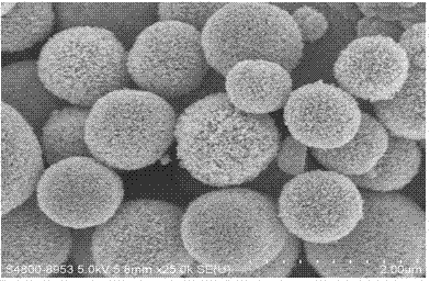 Preparation method of HEPES (hydroxyethylpiperazine ethane sulfonic acid) molecule guided porous zinc oxide microspheres