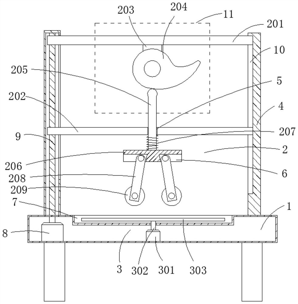 Pressing device for paper box printing