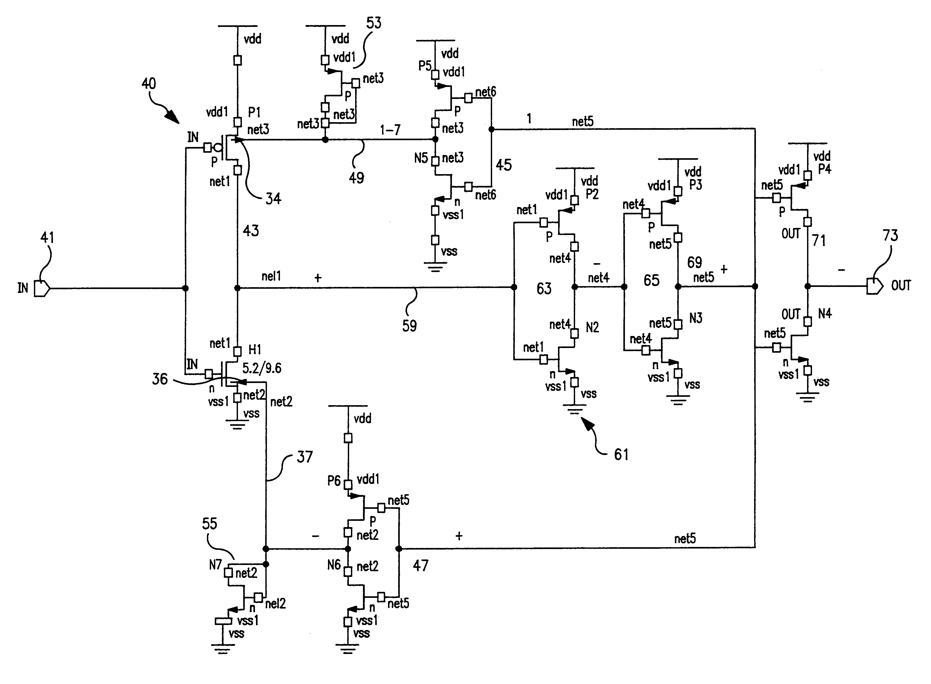 CMOS device and circuit and method of operation dynamically controlling threshold voltage