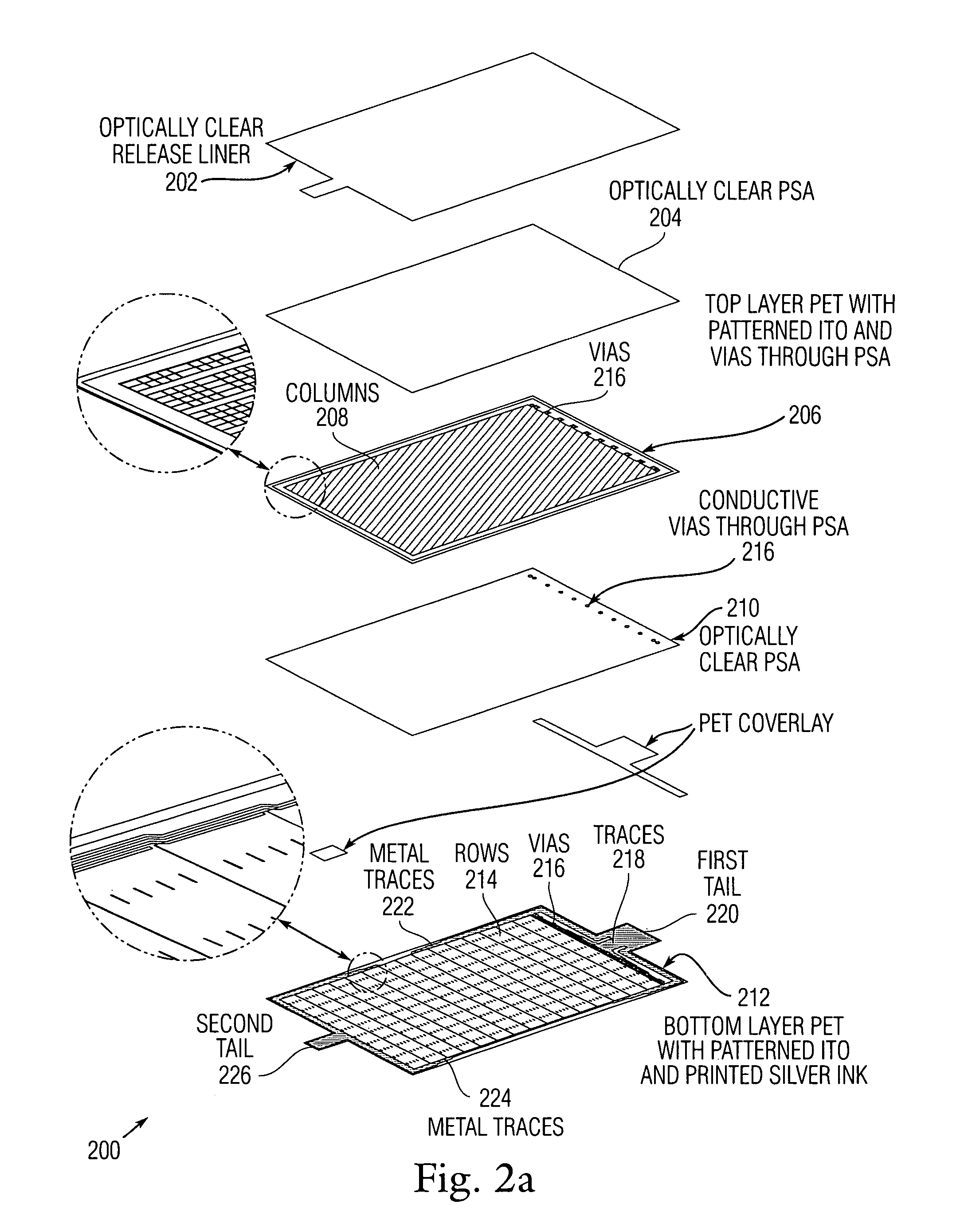 PET-based touchpad