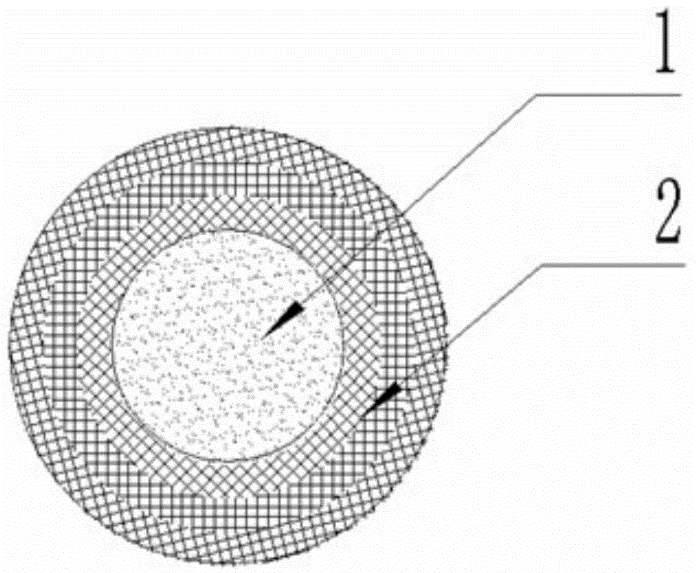 Modified composite core rod and manufacturing method thereof