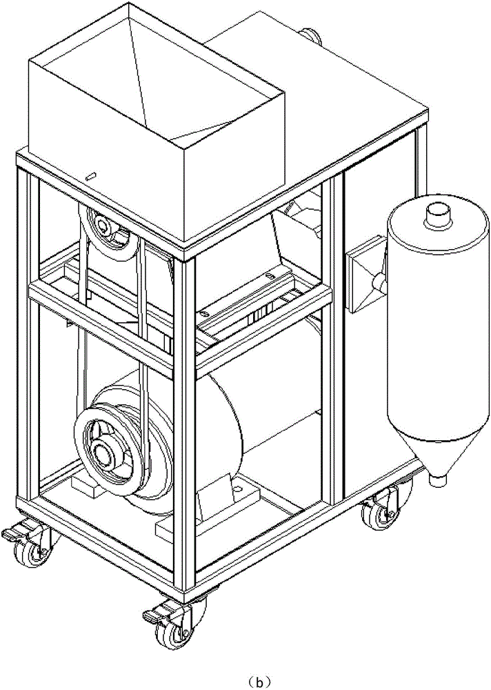 Household type embryo-protection rice husking machine for rice