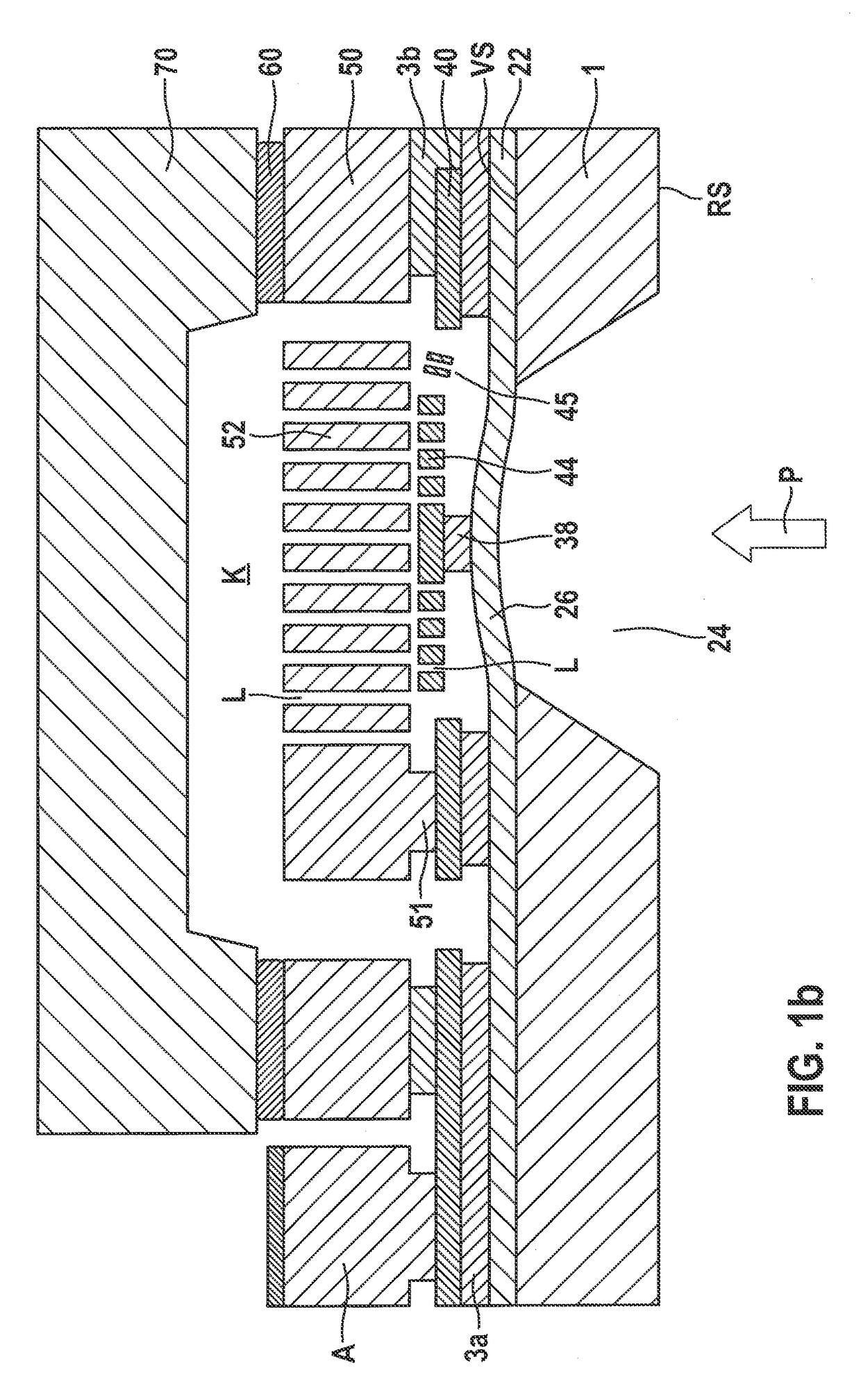 Micromechanical pressure sensor device and corresponding manufacturing method