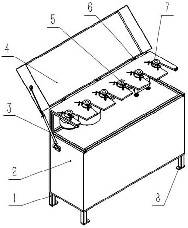 Robot quick-change tool magazine