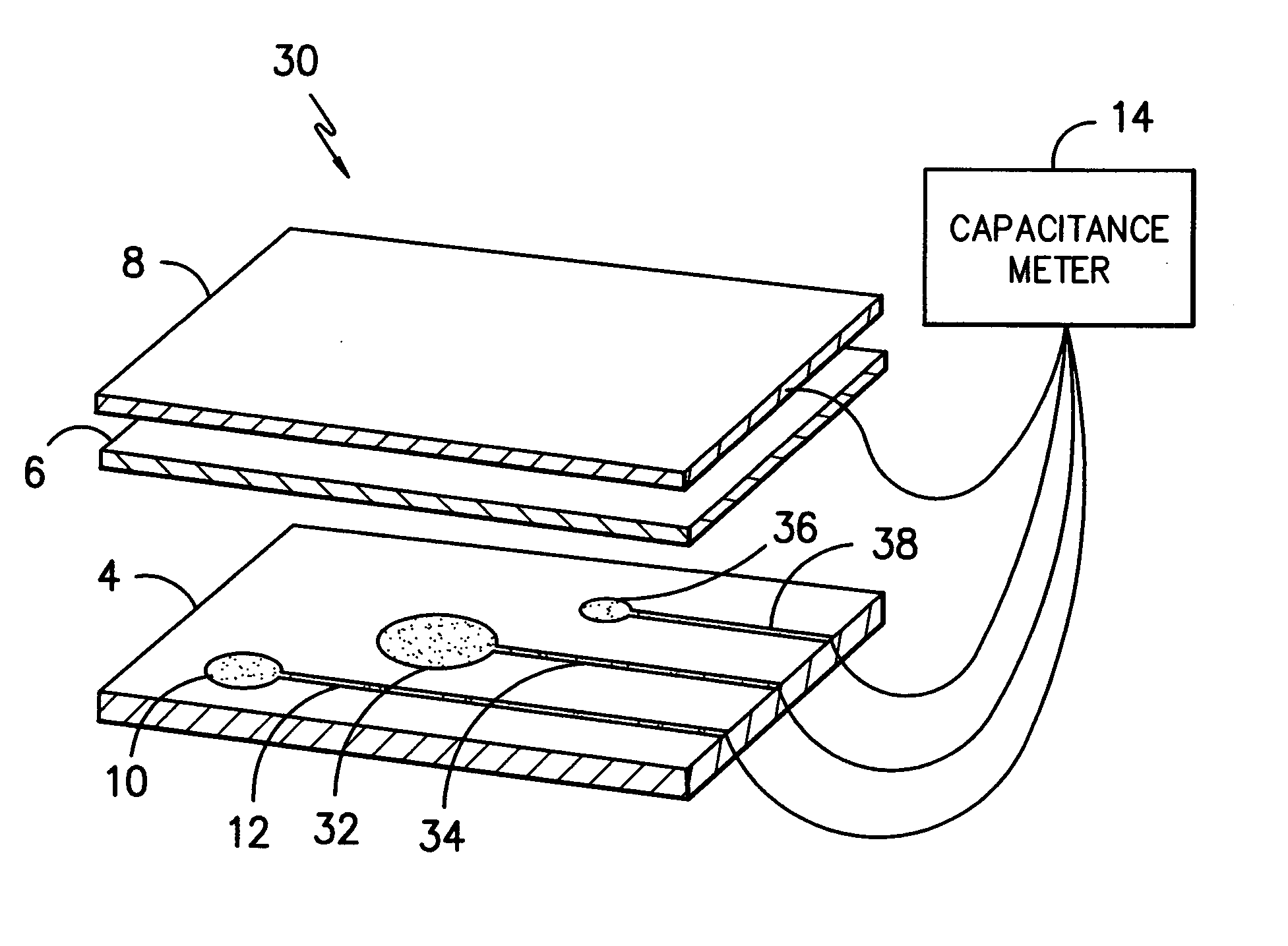 Printed capacitive sensor